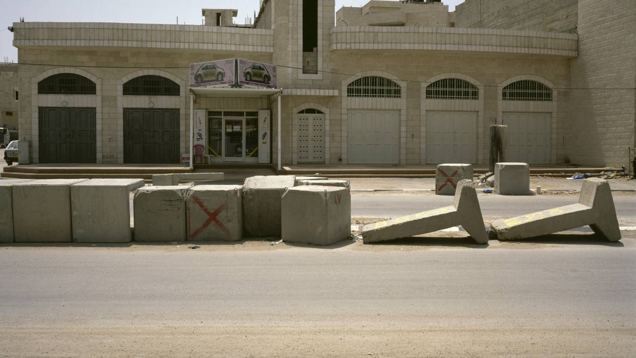 Foto-Ausstellung zum Checkpoint Qalandiya