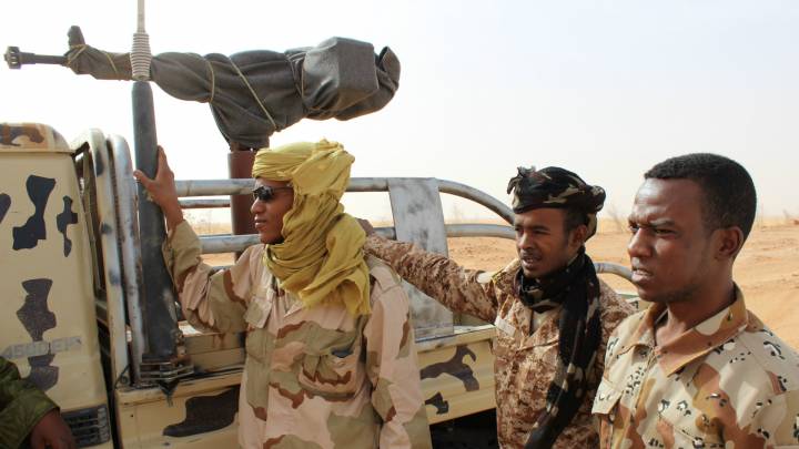 Um Al Anareb Milizionäre