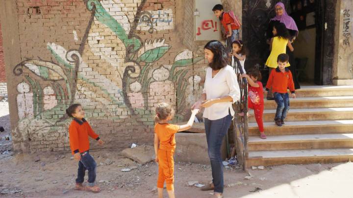 A community school in Cairo
