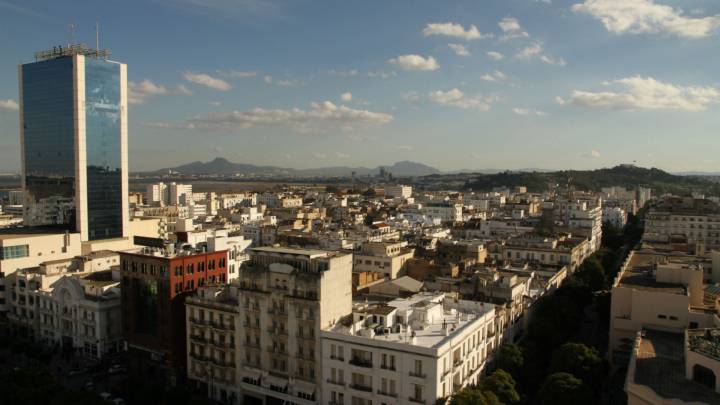 Stadtpanorama Tunis, Tunesien