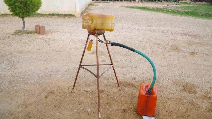 Selling fuel at the road-side
