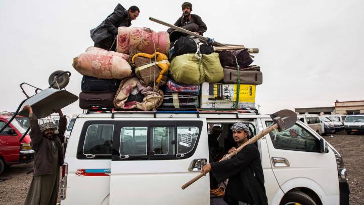 Ägyptische Gastarbeiter in Libyen