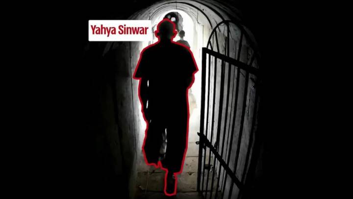 Yahya Sinwar in den Tunnel Gazas Yahya Sinwar in den Tunnel Gazas