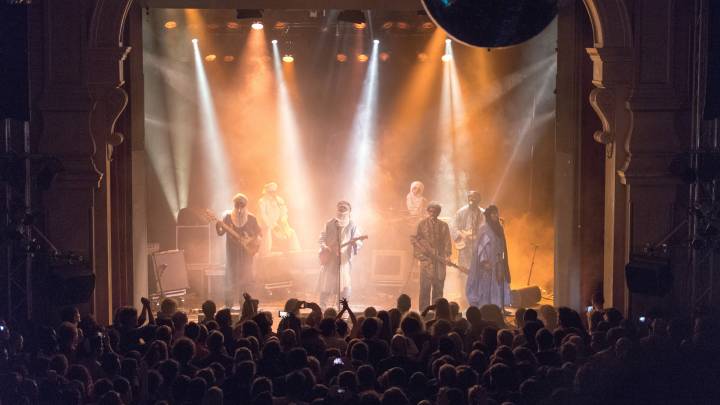 Tinariwen played at Heimathafen in Berlin.