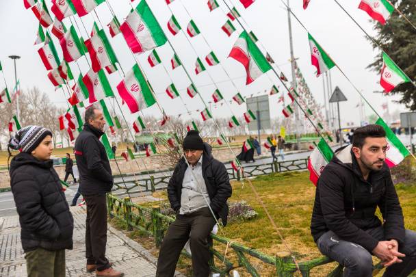 Parade in Teheran zum Jahrestag der Revolution in Iran