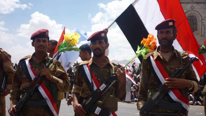 Yemeni Soldiers Yemeni Soldiers. The war in Yemen is seen by some as a war between Saudi Arabia and proxies of Iran.