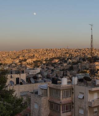 A view over Amman, the capital of Jordan. 