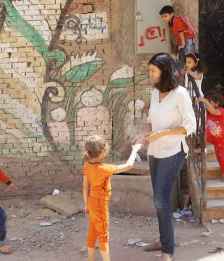 A community school in Cairo
