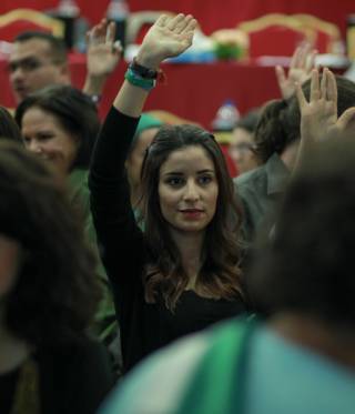 Participants at the 2016 Civic Education Conference (CEC) in Hammamet in Tunisia