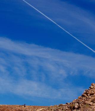 Youth in south east Morocco at the sea-side. 