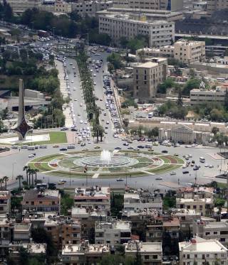 Damascus Umayyad Square in Damascus