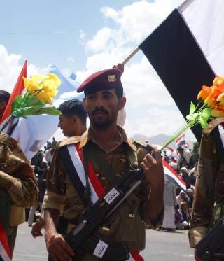 Yemeni Soldiers. The war in Yemen is seen by some as a war between Saudi Arabia and proxies of Iran. 