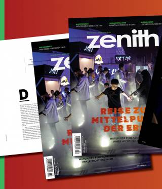 Die neue zenith 02/2022 ist da: Reise zum Mittelpunkt der Erde