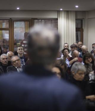 A public lecture at the Kocaeli Academy for Solidarity, founded by a group of Turkish academics who were fired from their official positions