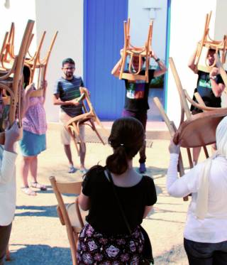 من ورشات العمل على التعليم المدني