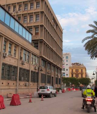 The Ministry of Interior in downtown Tunis. The Ministry of Interior in downtown Tunis.