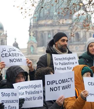 Friedensdemonstration von Israelis in Berlin Friedensdemonstration von Israelis in Berlin