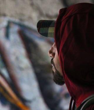 Egyptian graffiti artist Keizer.