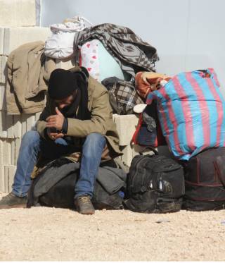 احد المهجرين من ريف دمشق 